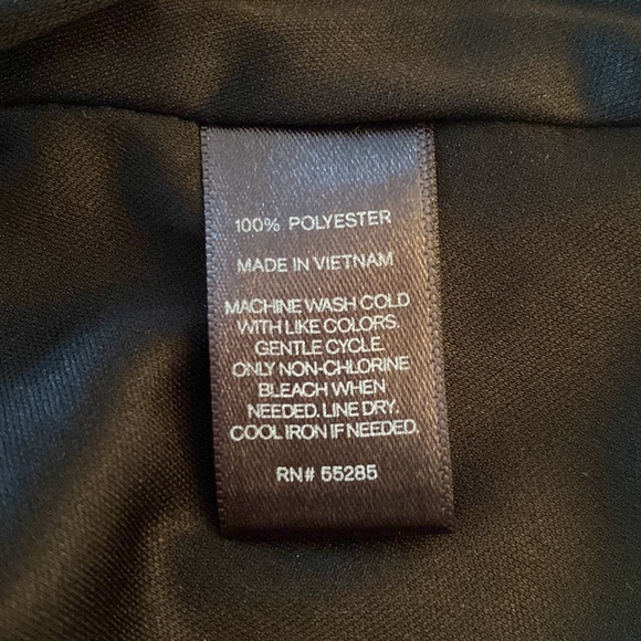 Express - navy with white polka dot dress. - Picture 6 of 6